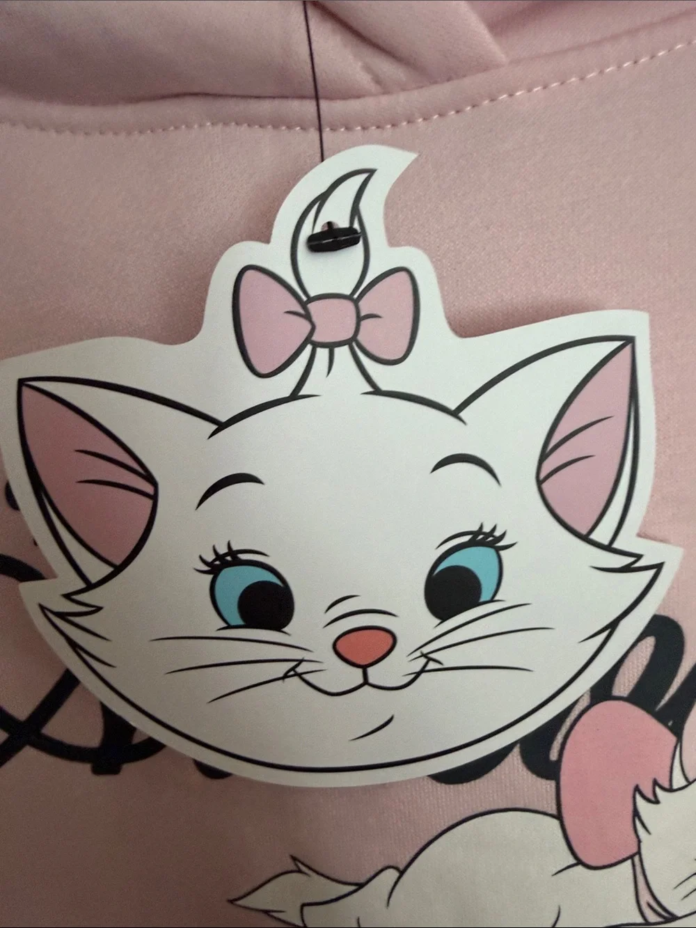 Disney The Aristocats Marie Pink Graphic Hoodie Sweatshirt - Picture 2 of 4